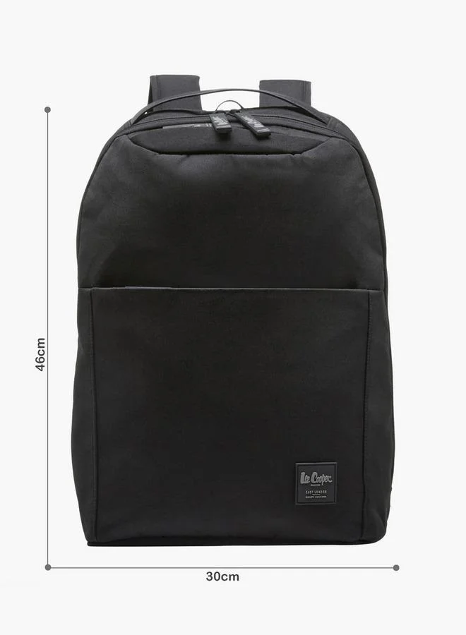 Lee Cooper Men Logo Applique Laptop Backpack